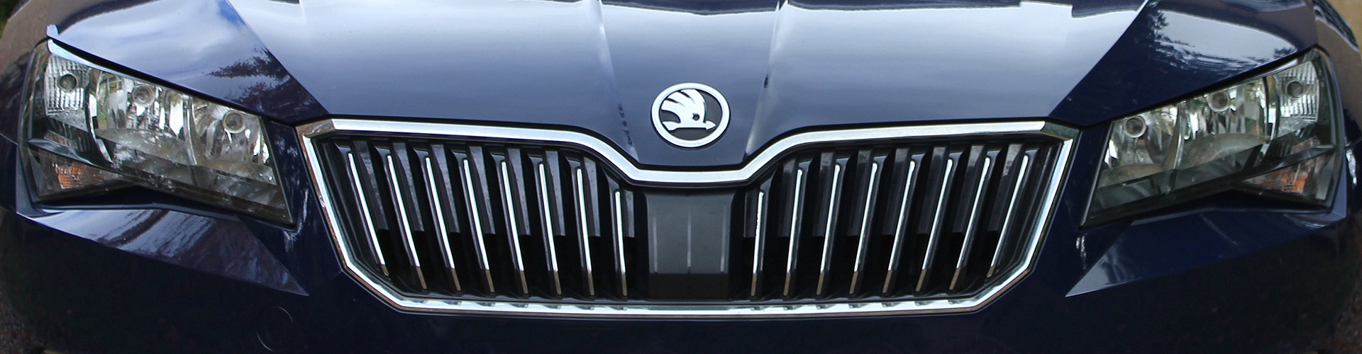 Skoda Superb TDI Estate front grille