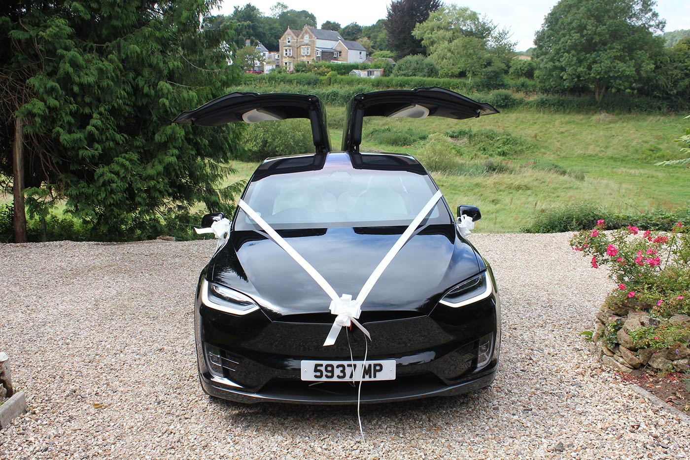 MP Executive Cars - Tesla X Wedding Car